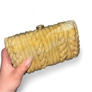 Cult Gaia Tan Clutch Bag